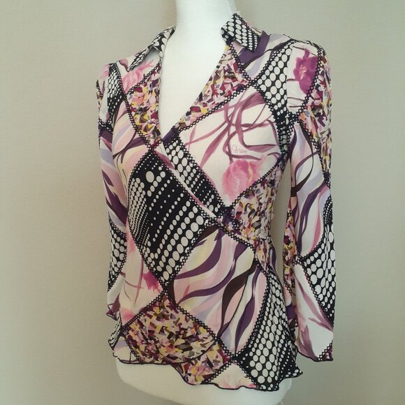 Diane von Furstenberg silk Wrap Blouse - Picture 1 of 16